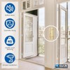 4 Pcs Brass Flush Door Hinges 75mm (3 inch) Heavy