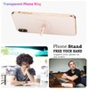 Transparent Cat Cell Phone Ring Holder Kickstand,360 Rotation Clear Cat