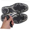 BIUDECO Tools Gearless Spike Wrench for Shoes Long Pegs Black