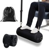 IFOYO Inflatable Foot Hammock for Plane Travel Portable Foot Rest