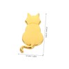 Ciieeo Metal Cat Car Decal Bumper Sticker for Cars Motorcycles