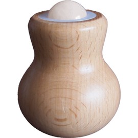 Global Arrow Cooler, Natural Stone Care Roller, Pure Size: Approx. φ0.2 inches (5 mm), H2.6 inches (6.5 cm), R04-1065