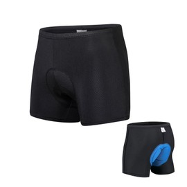 Fiohiros Boys 3D Padded Cycling Shorts – Kids Padded Cycling Shorts Boys Age 6-14, Breathable Black Bicycle Undershorts for Mountain Bike, Quick-Dry (UK, Age, 8 Years, 10 Years, Regular, Black)