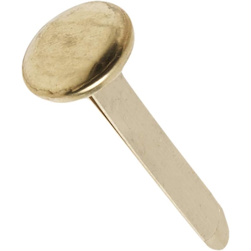 ACCO Solid Brass Fasteners, 1 1/4 Inch Capacity, 100 Count,