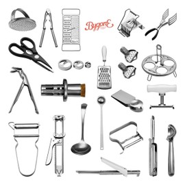 Premier Housewares Bygone Edelstahl-Pochiereinsatz und mit Griff