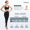 MANZI 2 Pairs Women's Footless Dance Tights Soft Solid Colored