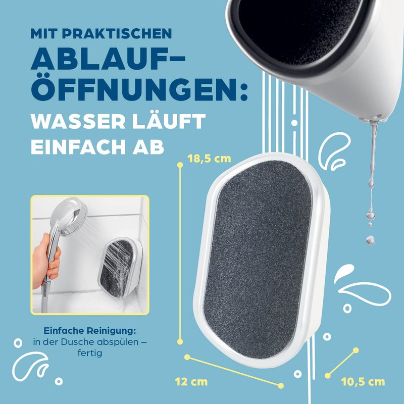 HornyFeet Callus Remover for the Shower, Extra Large Callus File