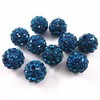 RUBYCA Pave Czech Crystal Disco Ball Clay Beads fit Shamballa