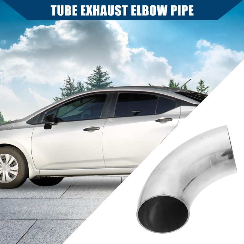 Hihaha OD 2 Inch 90 Degree Exhaust Elbow Pipe SS304