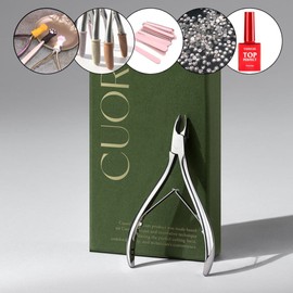 Cuore professional nail nipper / 쿠오레 전문가용 네일 니퍼 X 큐티클제거+탑젤1개