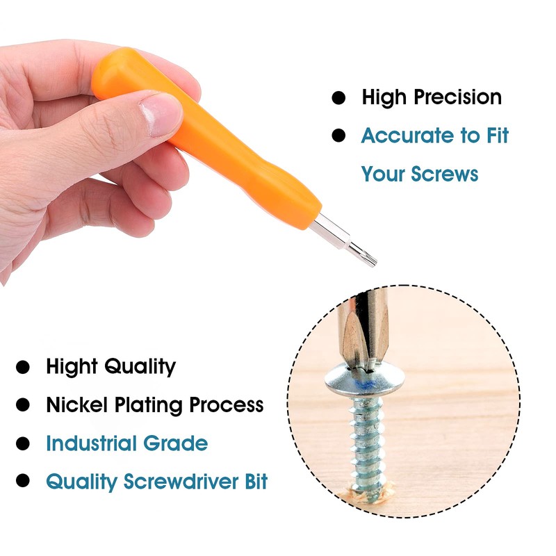 Doorbell Screwdriver Replacement,Double-Ended Screwdriver for Doorbell Replacement Bit Fit for
