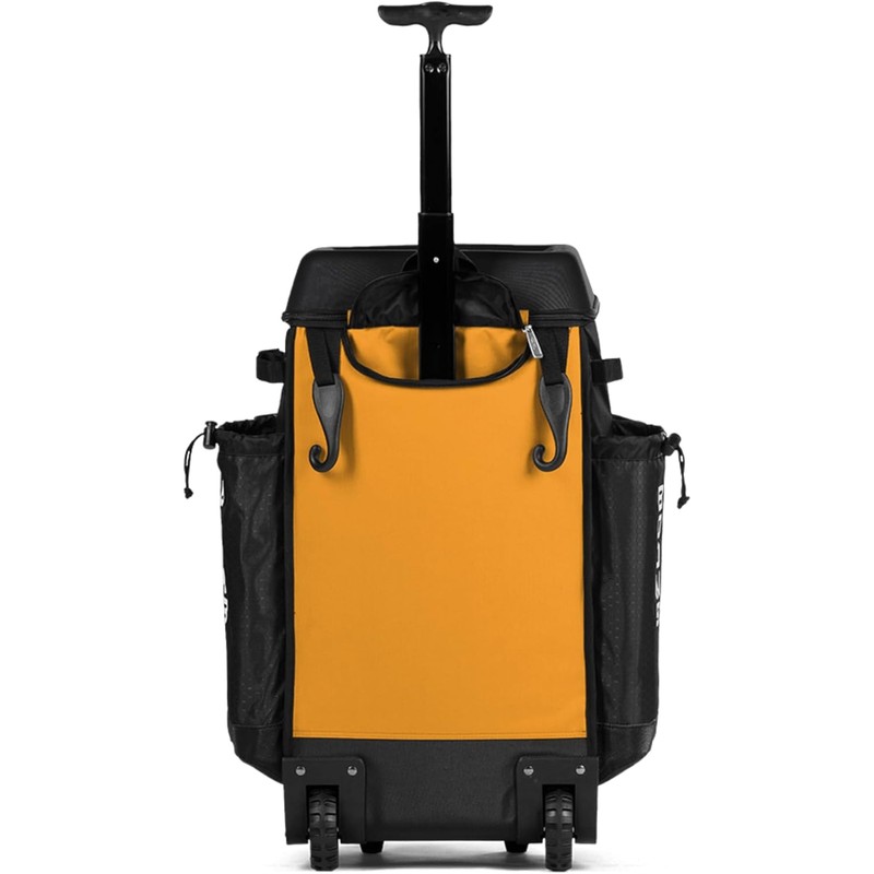 Boombah DEFCON Superpack Rolling Bat Bag Black/Gold/Black