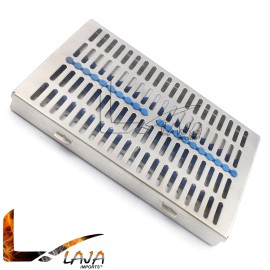 LAJA IMPORTS Dental Sterilization Cassette Rack Tray Box For 20 Surgical Instruments