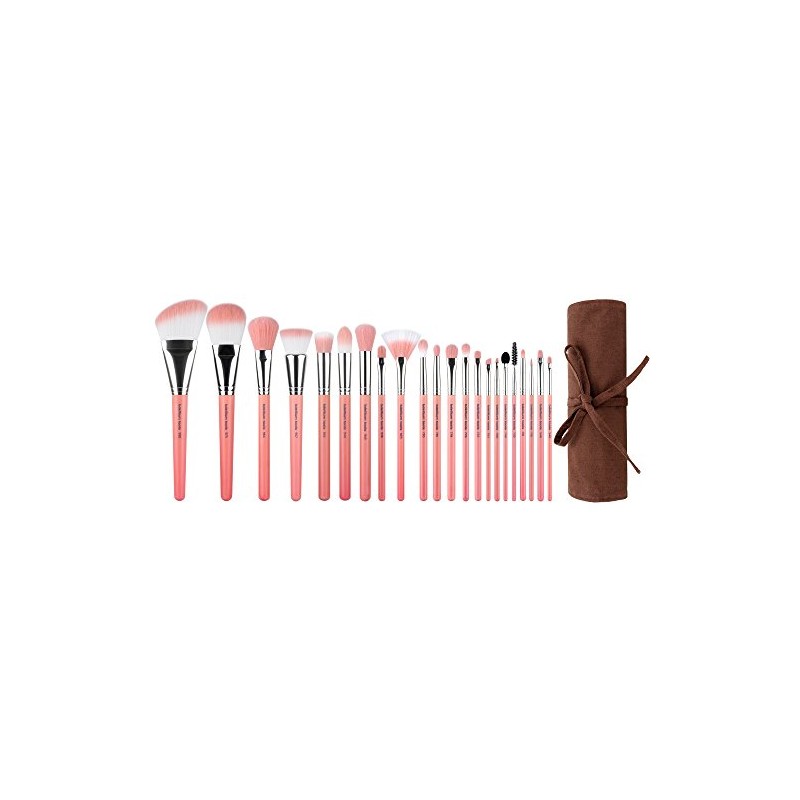 Bdellium Tools Professional Makeup Brush Pink Bambu Series - Deluxe