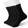 Hocerlu 5 Pair Mens Thermal Socks, Wool Socks for Winter,