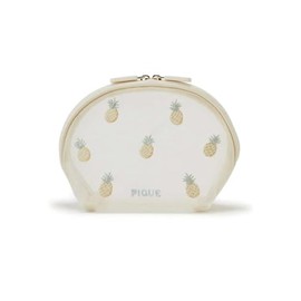 Gelato Pique PWGB242613 Women's Fruit Embroidered Gusset Pouch, yellow