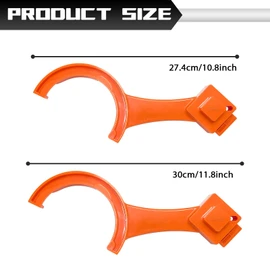 HHZL 2PCS RV Sewer Hose Wrench Multi-Purpose RV Sewer Hose Fitting Wrench Fit Most 3-Inch and 4-Inch Male/Female Cleanout Cap Plug Wrenches for Connect and Disconnect Hoses Fitting Support