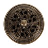 Coil Incense Burner with Lid Antique Beautifully Carved Electroplating Zinc