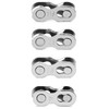QWORK® 12 Pairs Chain Lock Bicycle Chain for 6-7-8 9