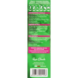 Haarfärbemittel colorazione permanente naturale natur color greenmogano chiaro mogano chiaro