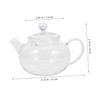 PRETYZOOM 3pcs Glass Teapot Kettle Small Teapot Tea Pots Teapots