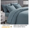 Chezmoi Collection Eleanora Queen Bed in a Bag 7-Pieces Ruffled