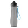Profino Active Sports Bottle, 750 ml, Tritan, Black Transparent, Ergonomic