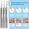 20 pcs Pimple Popper Tool Kit, Black Head Remover for