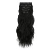 Extensiones De Cabello De Pelo Ondulado Cortinas Clip 6 Pzs
