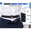 Men'S Nylon Shirt Stays with Anti-Slip Elastic Grip and Adjustable