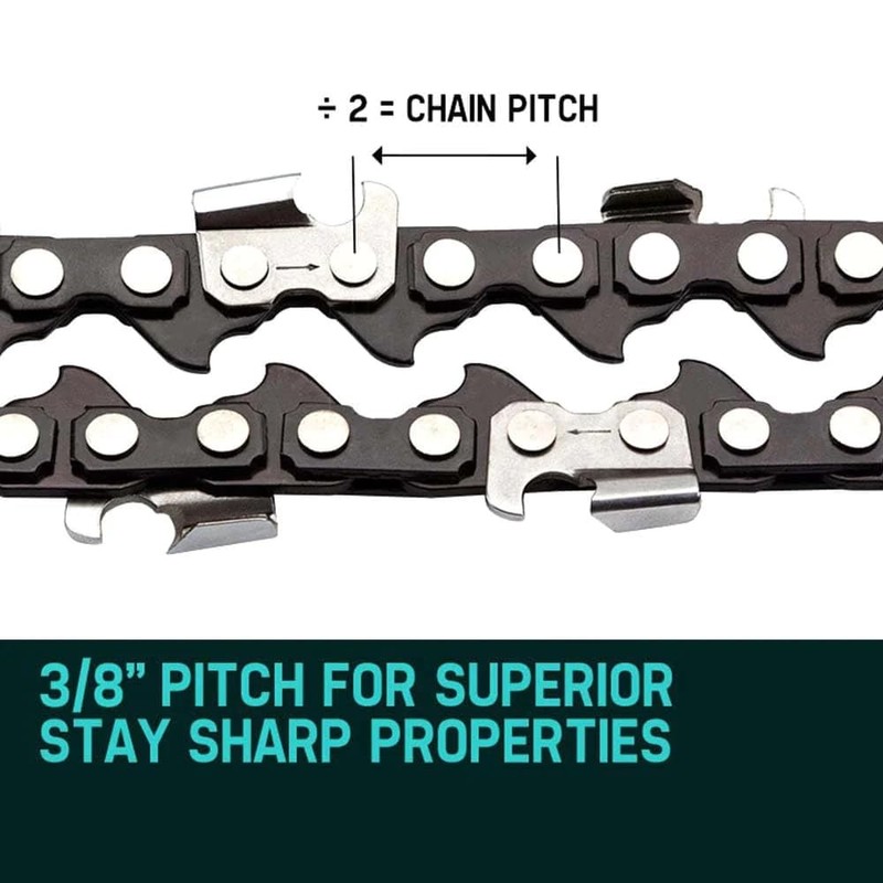 Baumr-AG Tru-Sharp 3/8 Pitch Chainsaw Chain for 10 Inch Bar
