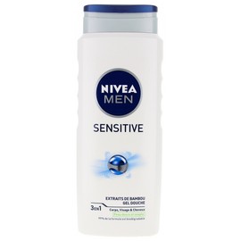 Nivea Men Sensitive 3in1 Body, Face and Hair Shower Gel 500 ml
