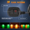 Nilight 40LED Amber Green Emergency Strobe Traffic Advisor Light Bar