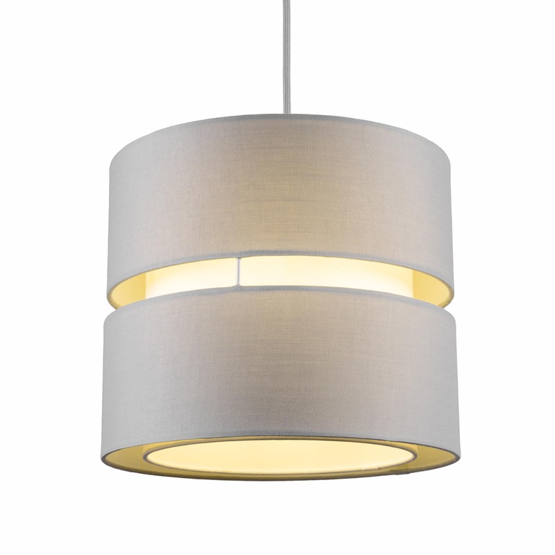 CGC Lighting 2 Tier Round Ceiling Light 26cm Bedroom Living