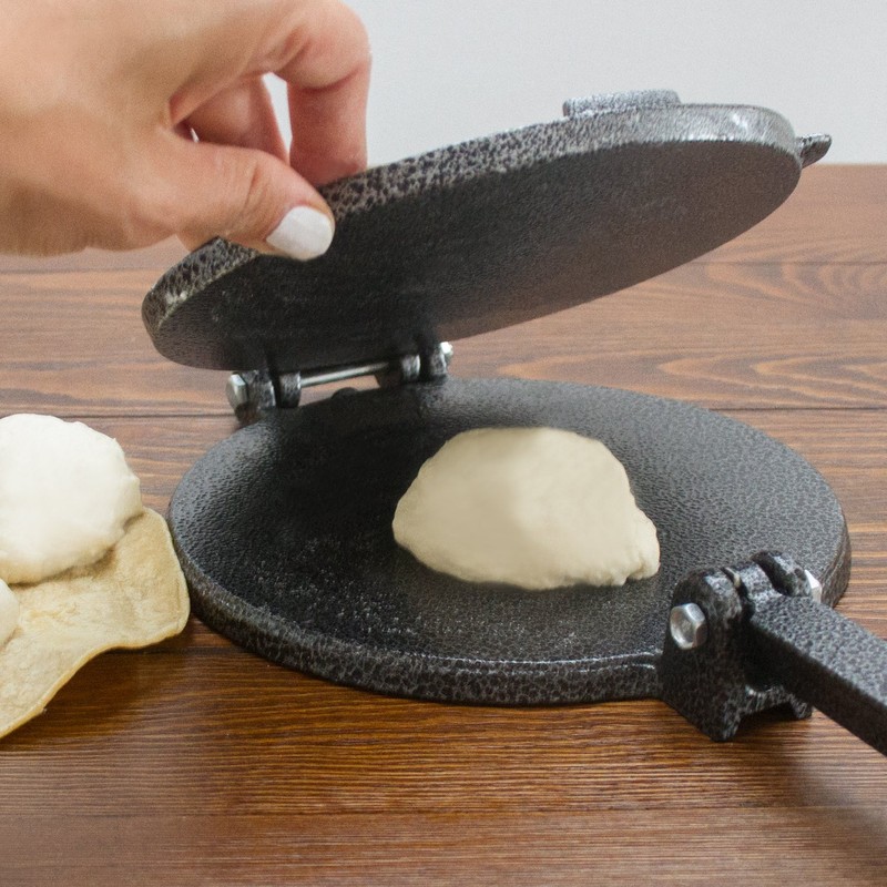 8 Inch Cast Iron Tortilla Press - Tortilladora Flour Tortilla