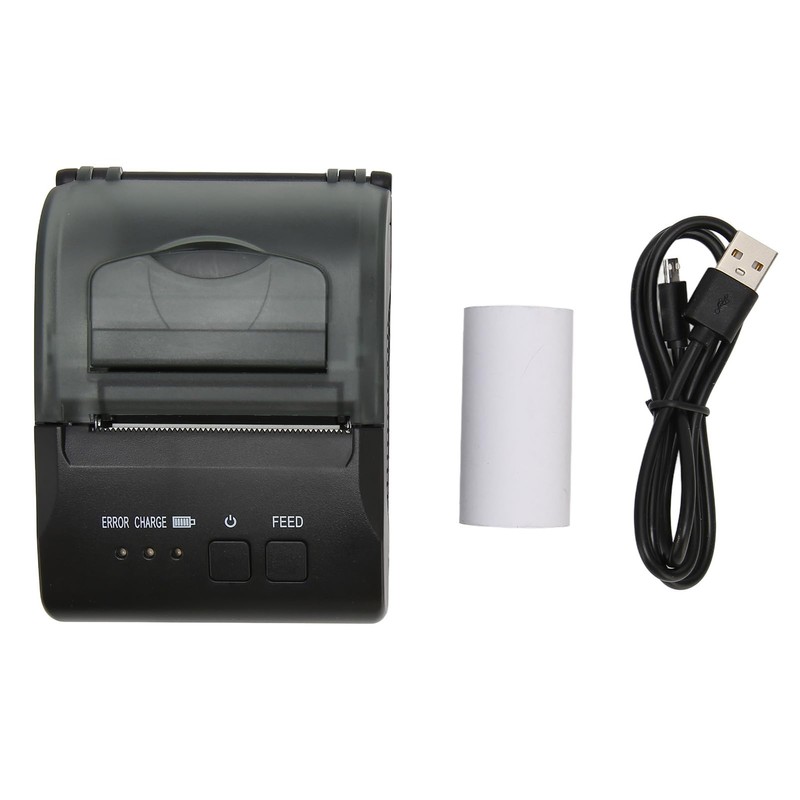 POS Printer, 5810DD 58MM BT Thermal Receipt Printer, 90mm/s High