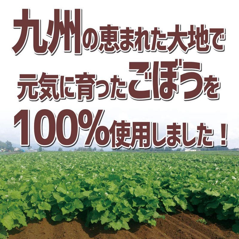 「国産ごぼう茶ティーパック」生産地：宮崎ごぼう100％使用 ノンカフェイン（100包入）