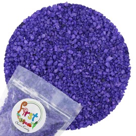 FirstChoiceCandy Rock Candy Crystals 2 Pound Bulk Bag (Purple Grape)