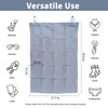 HSOFTIFY 100% Linen Hanging Storage Bag with 20 Pockets, Wall