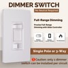 MOES Dimmer Light Switch, 3 Way & Single Pole Dimmable