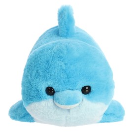 Aurora® Adorable Spudsters™ Dilly Dolphin™ Stuffed Animal - Comforting Cuddles - Playful Companions - Blue 10 Inches