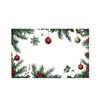 JarThenaAMCS 50Pcs Christmas Paper Placemats Berry Pine Branch Dinner Mats