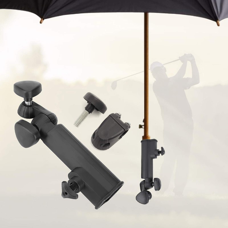 Keenso Umbrella Stand, Golf Push Trolley Umbrella Holder Plastic Stand