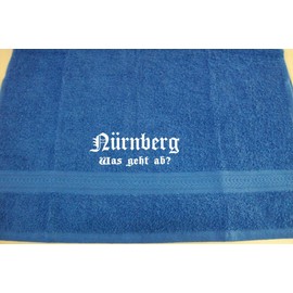 Nuremberg – Was Geht Ab?; Cities Bath Towel, multicolour, 70x140 cm