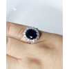 Dtup Anillo De Compromiso Lady Di Princesa Katte Plata S925