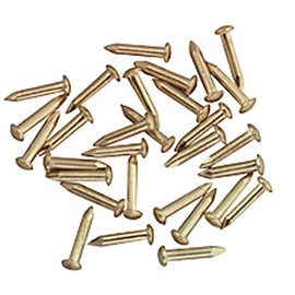 Handley House Dollhouse Miniature Brass Mini Nails 1/8 in Long