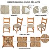 Casatessile Charme FLOSSEN Chair Cushion Beige