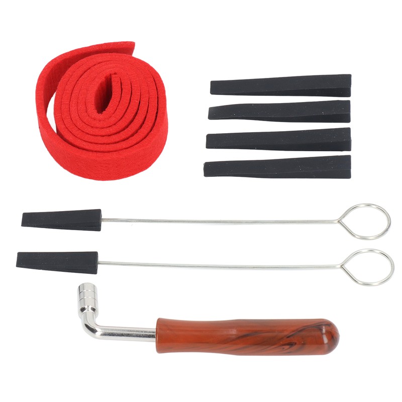 Piano Tuning Tool Temperament Strip Tuner Spanner Silicone Forks Mute