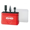 Ruko 116001TC Cardbite Metal Grinding Bits 3-Piece Set TiCN