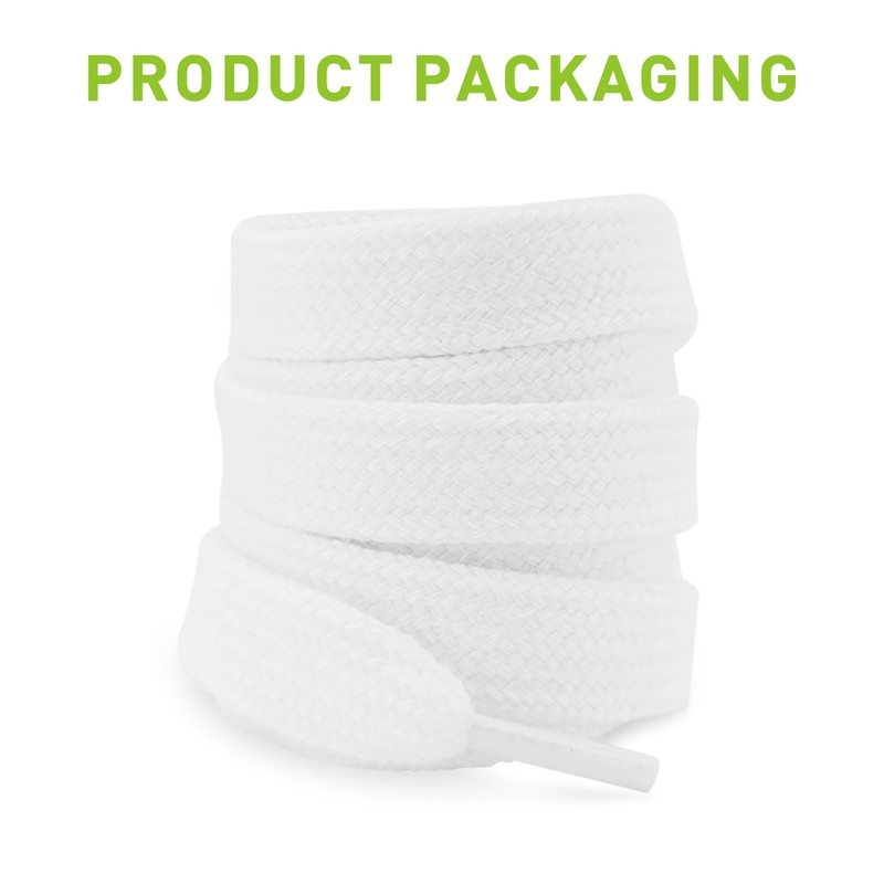 UamGlsob 15MM Cotton Fat Shoe Laces for Sneakers, 5/8" Wide